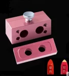 Алюмінієва форма "Рожева" на 2 отвори