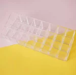 Подставка, органайзер, контейнер акриловый для помады, кистей, косметики 24 секции